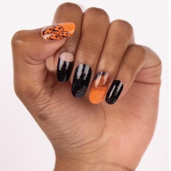 Color Street: Drop Dead Gorgeous | Halloween Mixed Mani Kit Orange Black Pumpkin - Picture 11 of 12